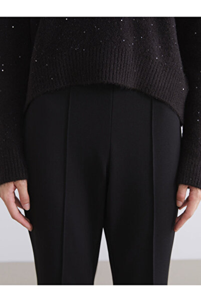 LC Waikiki Sparkling Choices from Shining Store |   Elastic Waist Flared Women's Pants