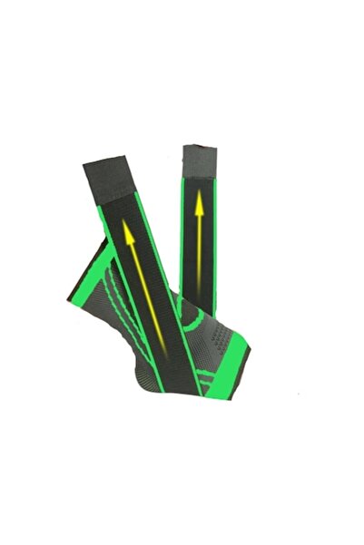 NEO Σετ 2 προστατευτικών αστραγάλων Neo™, μαύρο/πράσινο, 2 λουράκια στερέωσης, μέγεθος universal