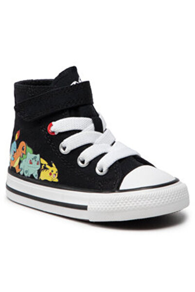 Converse παιδικά αθλητικά παπούτσια unisex A01229C μαύρα