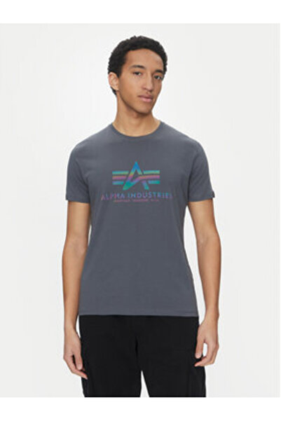 Alpha Industries Ανδρικό T-Shirt 100501RR Γκρι