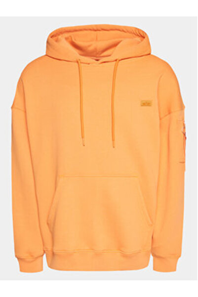 Alpha Industries Ανδρικό Φούτερ 146335 Πορτοκαλί