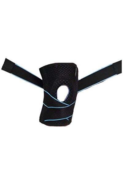 NEO Προστατευτικό γόνατος με ιμάντες, ρυθμιζόμενο, 46 cm, μαύρο