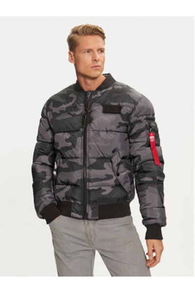 Alpha Industries Ανδρικό Bomber Jacket 138116C Μαύρο