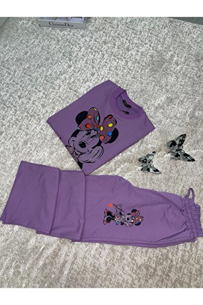 Samesa Set de trening cu imprimeu cu piatră mick mause