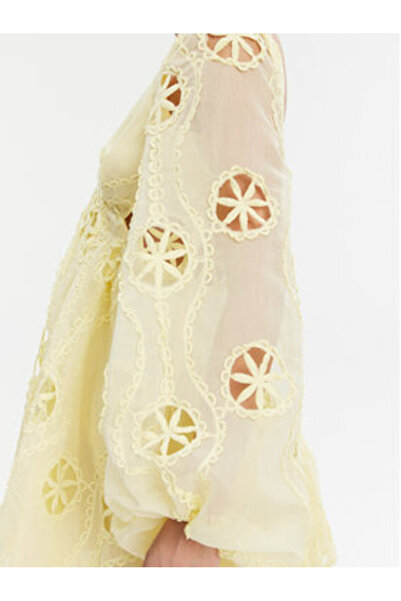 Bardot Γυναικείο φόρεμα κοκτέιλ 59858DB κίτρινο