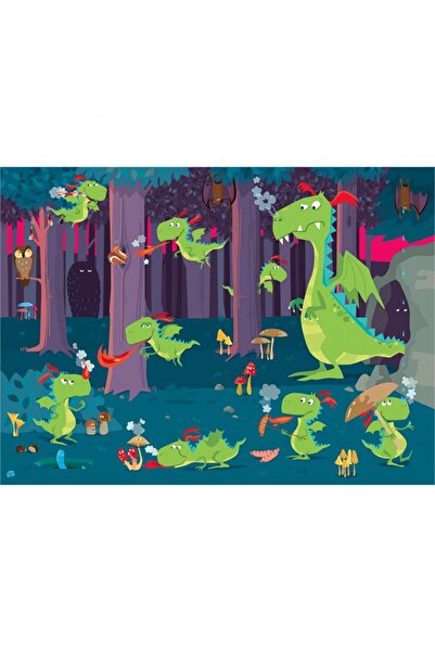 Genel Markalar Dragons in The Forest Giant Puzzle
