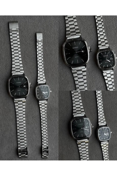 Casio Casio LTP Couples Set Black | Price for 2 pieces