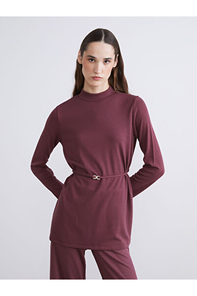 LC Waikiki Women's Stand Collar Sweatshirt Tunic