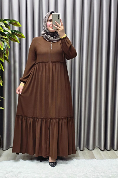 Elmas Tesettür Γυναικεία Ρούχα Μασούρι Μεγάλου Μεγέθους Φορέας δύο στρώσεων