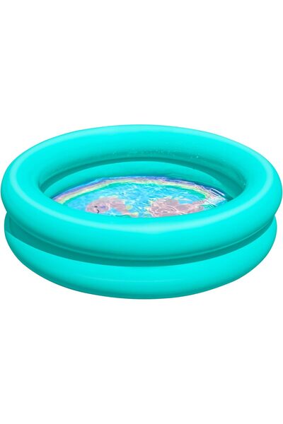 Mıncır Shop Renkli Şişme Çocuk Havuzu 61x61x15 cm – Karışık Renkler