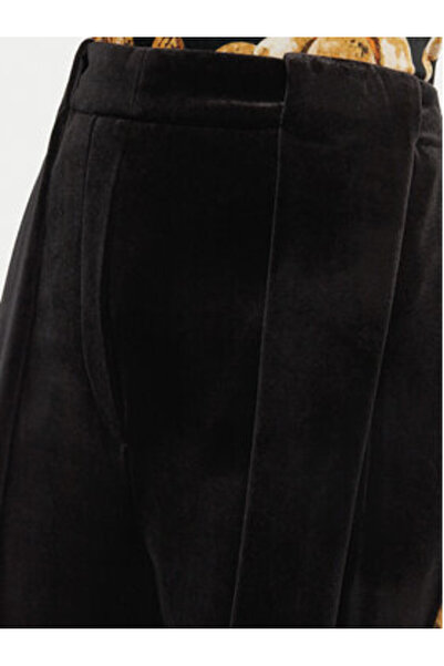 BALMAIN Γυναικείο Παντελόνι από Υφασμάτινο DF0PQ312JG50 Μαύρο