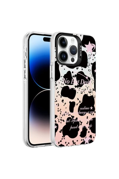Generic Brand iPhone 14 Pro Compatible Marble Patterned Shrp Marbello Case-Bl...