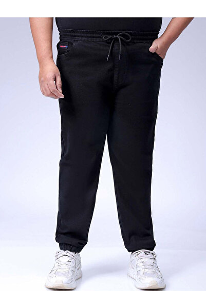HardSoda By Styli Plus Size Men Black Solid Slim Fit Jeans