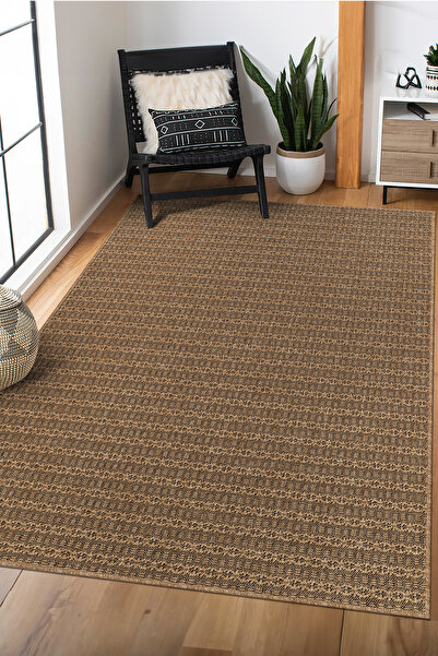 SOFT HOME Jüt Tabanlı Hasır Dokuma Örme Bohem Halı Kilim