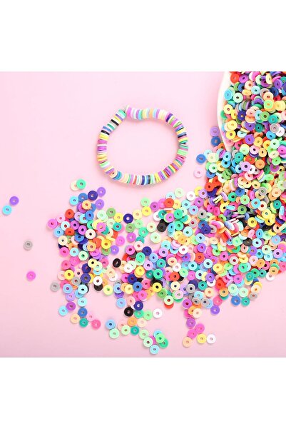 Essentials 360 Clay Beads Bracelet Making Kit, 6000 Pcs 24 Colors DIY Jewelry kit Polymer Beads