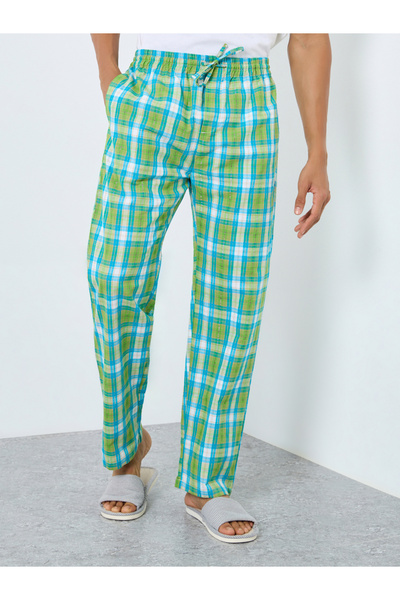 Styli Multi Checkered Cotton Pyjama