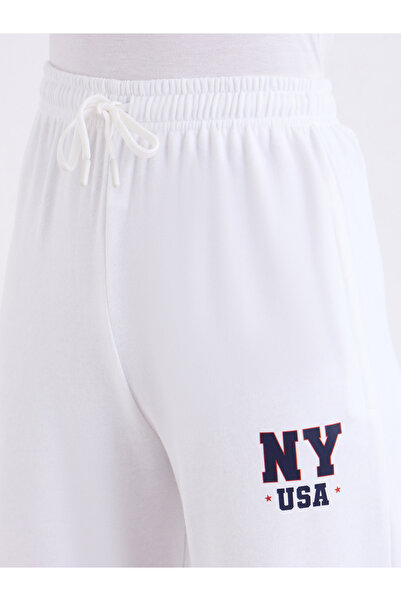 Styli Women Off White Wide Leg Joggers