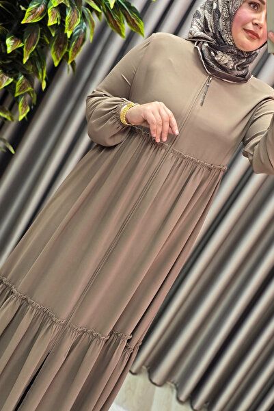 Elmas Tesettür Γυναικεία Ρούχα Μασούρι Μεγάλου Μεγέθους Φορέας δύο στρώσεων