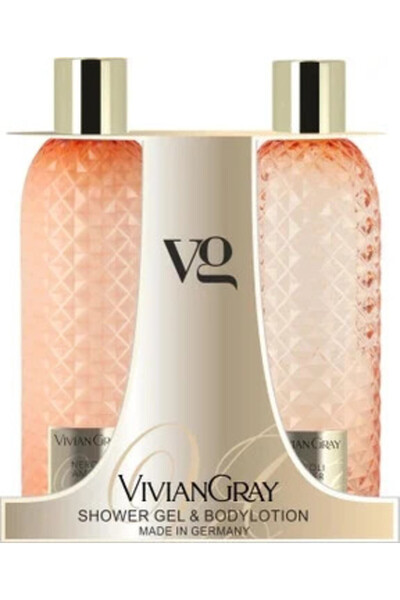 velve Set cadou Vivian Gray Neroli & Amber, Unisex, Gel de dus, 300 ml + Lotiune de corp, 300 ml
