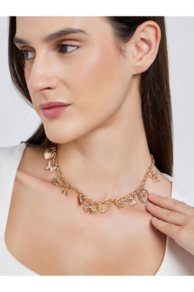 Styli قلادة نسائية على شكل قلب