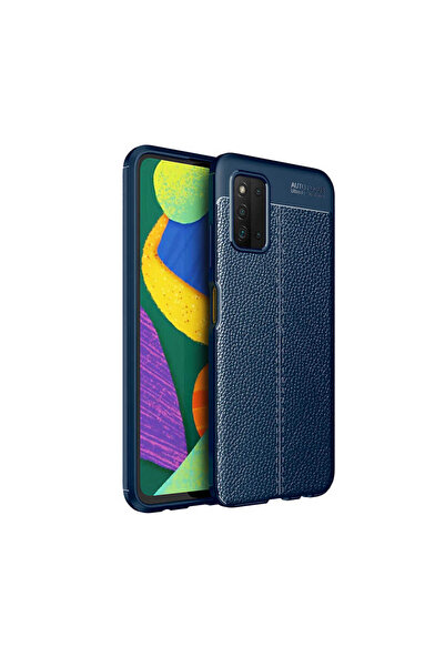 zore غطاء حماية لهاتف جالاكسي A03S من السيليكون من شيرب نيس - أزرق داكن