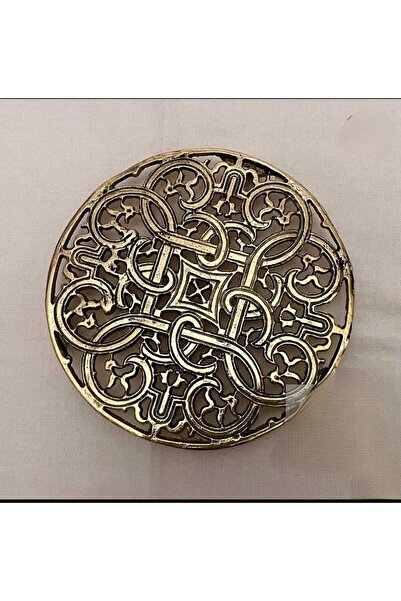 Ustası Antepte Handmade Brass Nihale 19 cm Serving Bowl Decoration Kitchen