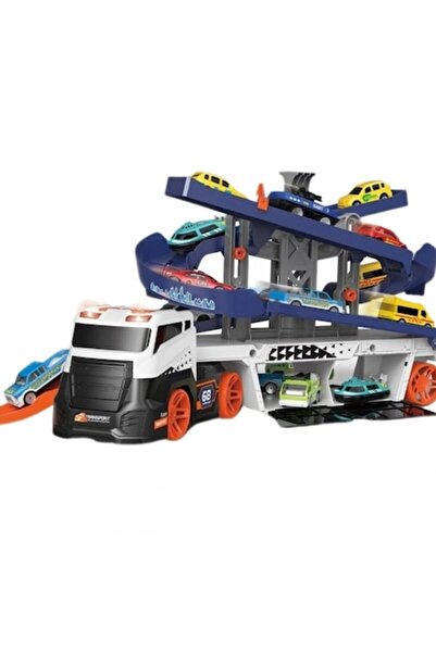 CIUPIGo Set Camion pentru copii cu pista interactiva, Trailer de Jucarie educ...