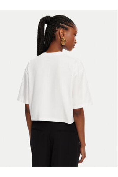 BALMAIN Γυναικείο T-Shirt BF1EE020BB02 Λευκό