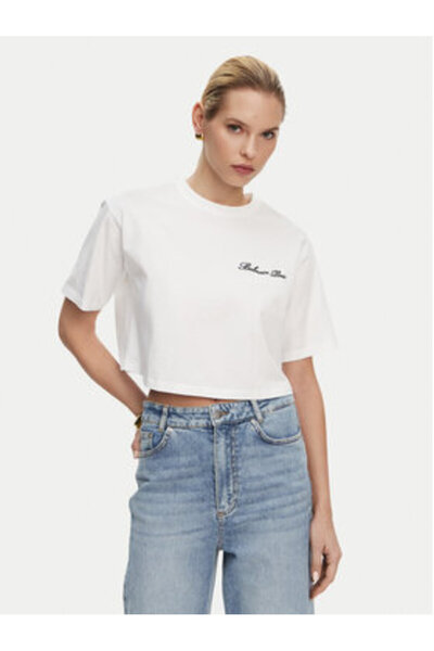 BALMAIN Γυναικείο T-Shirt DF1EE020BC78 Λευκό