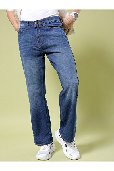 The Indian Garage Co By Styli Men Mid Rise Loose Fit Jeans