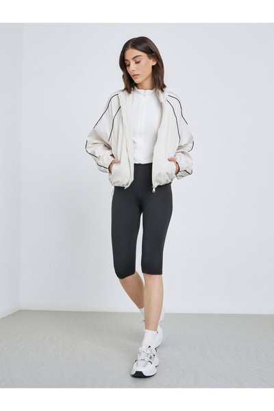 Take Two By Styli Women Black Capri Leggings