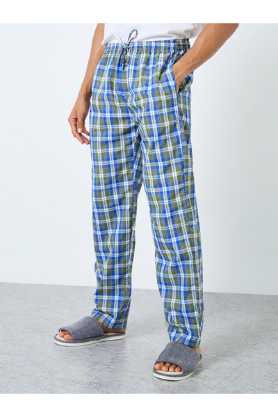 Styli Multi Checkered Cotton Pyjama