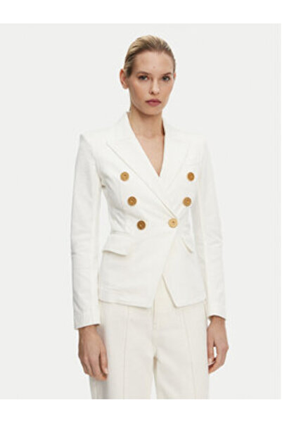 BALMAIN Γυναικείο Σακάκι DF1SG170DB69 Λευκό