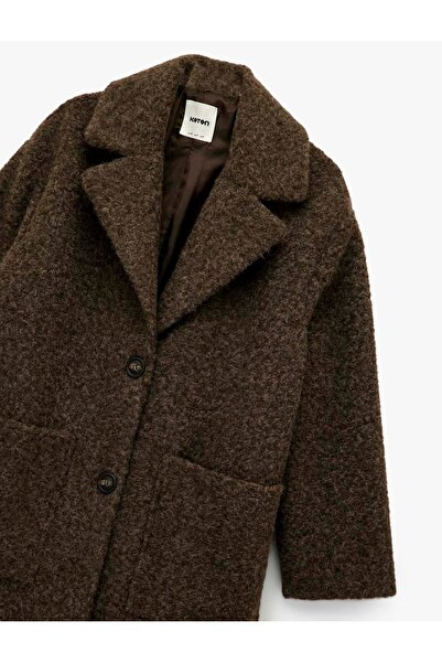 Koton Palton maro pentru femei 6Wak00096Ew