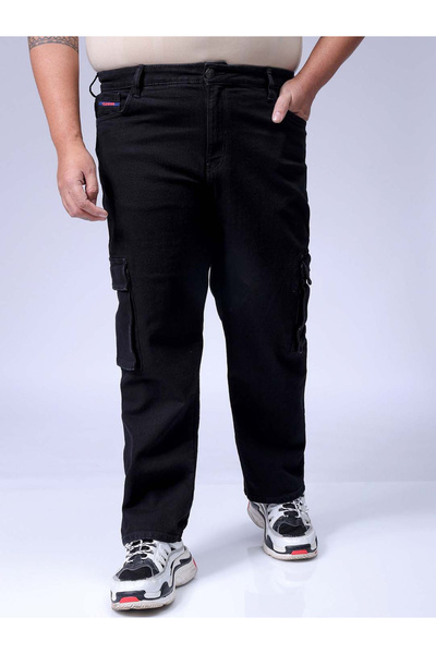 HardSoda By Styli Plus Size Men Regular Fit Cargo Jeans