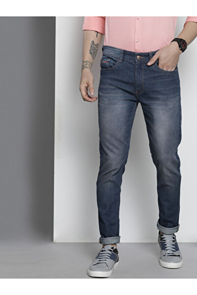 The Indian Garage Co By Styli Men Mid Rise Slim Fit Stretchable Jeans