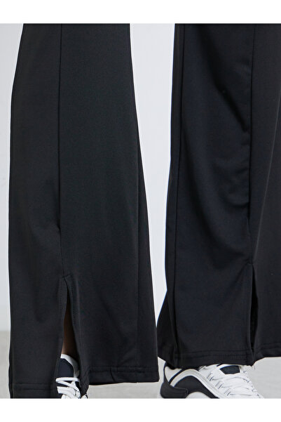 Take Two By Styli Black Plain Flared Leggings