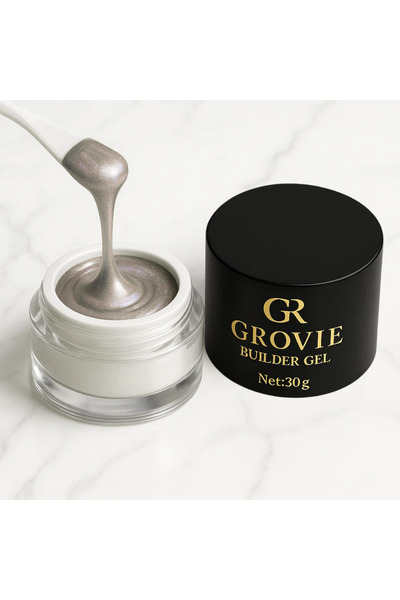 Grovie Aurora | Texture Dalgılı Işıltı Efektli Tırnak Uzatma Jeli | 005 | Güç...