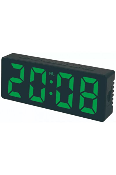 Tim DS-3811L Desk Clock with Mirror, LED Display, Alarm & Snooze, Modern Design