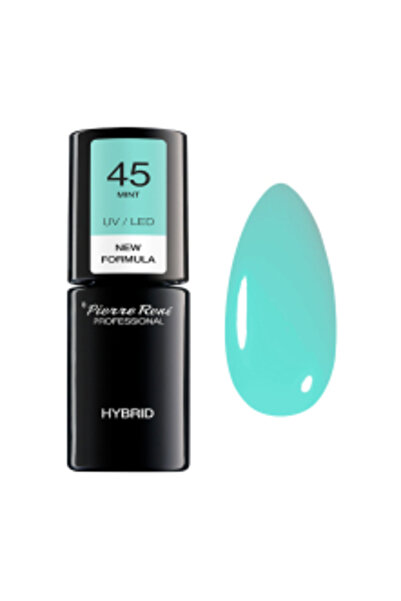 Pierre Rene طلاء أظافر هجين 45 نعناعي