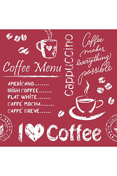 Mank Suporturi pentru pahare/pahare din hârtie absorbantă / Coffee Time - viș...