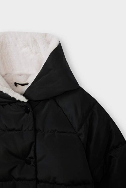 DeFacto Baby Girl Windproof Waterproof Hooded Faux Fur Lined Coat (25 Au)