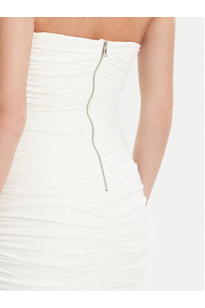 Bardot Γυναικείο βραδινό φόρεμα 59692DB1 Λευκό