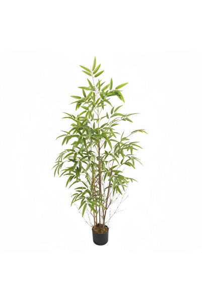 Essentials 360 ® شجرة الخيزران الاصطناعية نباتات واقعية 150 سم أشجار زخرفية م...