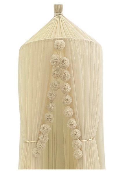 Bila Baby Stqueen Tulle Mini 20-Pack Pompom Banner Bayb Cream (Nut)