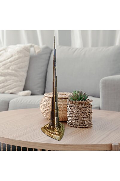 genernic Aishini Dubai Souvenirs, Burj Khalifa Model, Metal Alloy Architectur...