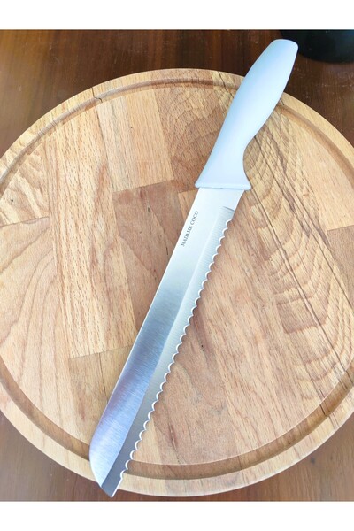 Madame Coco Nancy Ekmek Bıçağı Soft Grey - 32,5 cm