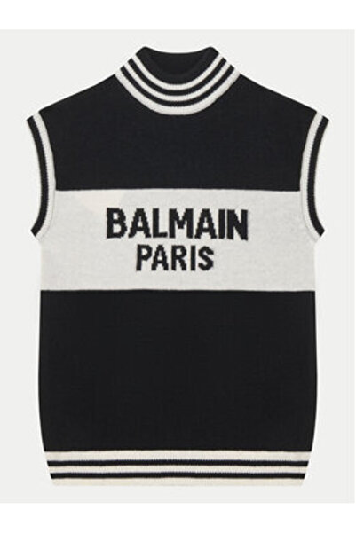 BALMAIN Πουλόβερ για κορίτσια BV9A51-Z2361 Μαύρο
