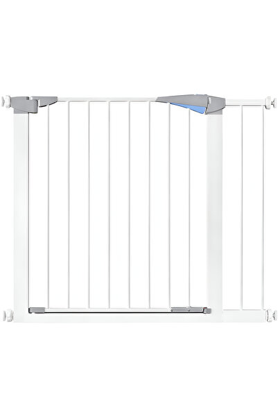 Essentials 360 Auto Close Safety Baby Gate 76-84cm Tall Wide Fence Barrier Gate for Stairs, Doorways