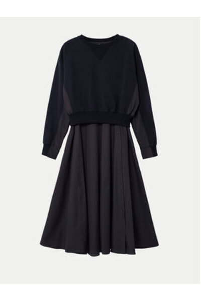 Desigual Γυναικείο Σετ Μπλούζας και Φόρεμα 24WWVW45 Μαύρο